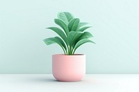 Plant blossom leaf vase. AI generated Image by rawpixel.