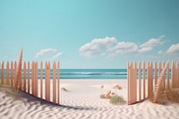 Outdoors horizon nature beach. AI generated Image by rawpixel.