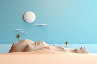 Outdoors nature desert sky. AI generated Image by rawpixel.