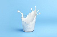 Milk dairy white blue. AI generated Image by rawpixel.