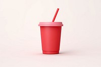 Cup drink straw red. AI generated Image by rawpixel.