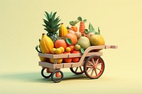 Pineapple banana fruit plant. AI generated Image by rawpixel.