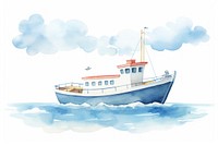 Boat watercraft sailboat vehicle. AI generated Image by rawpixel.