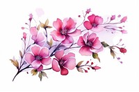 Flower blossom plant pink. AI generated Image by rawpixel.