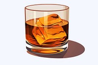 Whiskey whisky drink glass. 