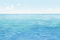 Ocean outdoors horizon nature. AI generated Image by rawpixel.