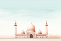 Architecture building mosque dome. AI generated Image by rawpixel.