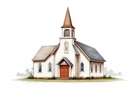 Architecture building steeple church. AI generated Image by rawpixel.