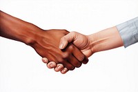 Handshake togetherness agreement jewelry. AI generated Image by rawpixel.