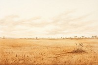 Landscape grassland outdoors savanna. AI generated Image by rawpixel.