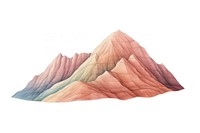 Drawing white background landscape mountain. AI generated Image by rawpixel.