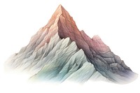 Mountain drawing nature sketch. AI generated Image by rawpixel.