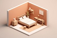 Bedroom furniture architecture nightstand. AI generated Image by rawpixel.