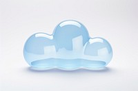 Cloud transparent reflection turquoise. AI generated Image by rawpixel.
