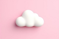 Cloud fluffy white petal. AI generated Image by rawpixel.
