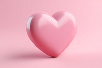 Heart pink softness balloon. 