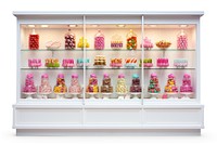 Candy food shop white background. AI generated Image by rawpixel.