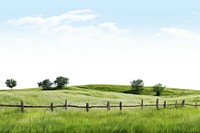 Landscape field grassland outdoors. AI generated Image by rawpixel.