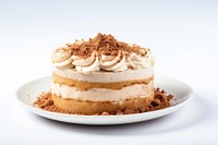 Cream cake dessert plate. AI generated Image by rawpixel.