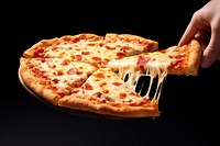 Pizza cheese food pepperoni. AI generated Image by rawpixel.