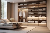 Furniture closet room bed. AI generated Image by rawpixel.