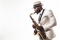 Man playing saxophone. 