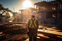 Construction hardhat helmet worker. AI generated Image by rawpixel.