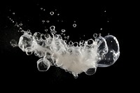 Bubble black background lightweight simplicity. AI generated Image by rawpixel.