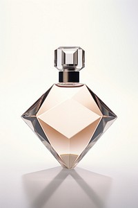 Perfume diamond bottle glass. AI generated Image by rawpixel.