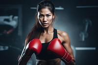 Punching sports boxing adult. AI generated Image by rawpixel.