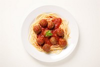 Spaghetti meatball pasta sauce. 