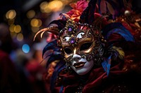 Carnival adult mask representation. 