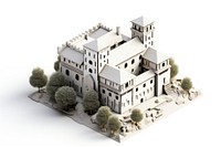 Architecture building castle white background. AI generated Image by rawpixel.