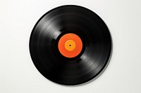 Record white background vinyl record technology. 