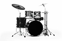 Drums percussion white background membranophone.