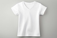 T-shirt white coathanger undershirt. AI generated Image by rawpixel.