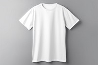T-shirt sleeve white coathanger. 