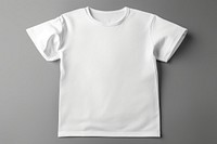 T-shirt sleeve white coathanger. 