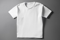 T-shirt sleeve white coathanger. 