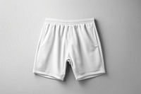 Shorts sports white competition. 