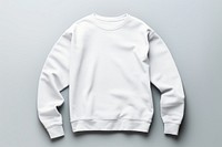 Sweatshirt sleeve white coathanger