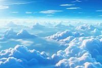 Cloud sky landscape outdoors. AI generated Image by rawpixel.