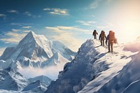 Recreation landscape adventure mountain. AI generated Image by rawpixel.