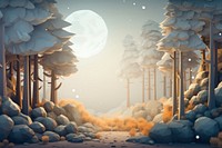 Outdoors nature forest night. AI generated Image by rawpixel.