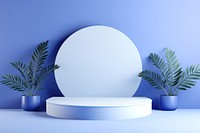 Plant blue decoration porcelain. AI generated Image by rawpixel.