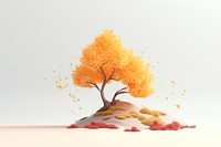 Tree autumn plant tranquility. AI generated Image by rawpixel.