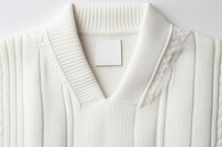 Sweater clothing white outerwear. 