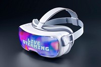 VR glasses mockup, digital device psd