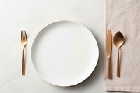Plate fork setting spoon. AI generated Image by rawpixel.