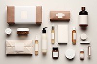 Cosmetics bottle box container. AI generated Image by rawpixel.